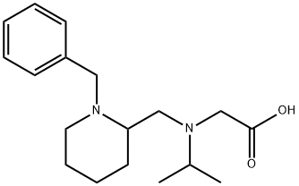 [(1-Benzyl-piperidin-2-ylMethyl)-isopropyl-aMino]-acetic acid Struktur