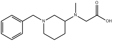 [(1-Benzyl-piperidin-3-yl)-Methyl-aMino]-acetic acid Struktur