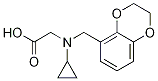 [Cyclopropyl-(2,3-dihydro-benzo[1,4]dioxin-5-ylMethyl)-aMino]-acetic acid Struktur