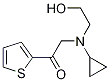 2-[Cyclopropyl-(2-hydroxy-ethyl)-aMino]-1-thiophen-2-yl-ethanone Struktur