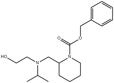 2-{[(2-Hydroxy-ethyl)-isopropyl-aMino]-Methyl}-piperidine-1-carboxylic acid benzyl ester Struktur