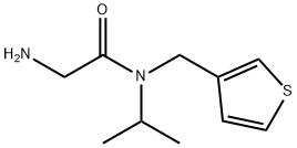 2-AMino-N-isopropyl-N-thiophen-3-ylMethyl-acetaMide Struktur