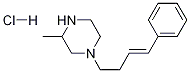 3-Methyl-1-((E)-4-phenyl-but-3-enyl)-piperazine hydrochloride Struktur