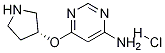 6-((R)-Pyrrolidin-3-yloxy)-pyriMidin-4-ylaMine hydrochloride Struktur