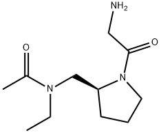 N-[(S)-1-(2-AMino-acetyl)-pyrrolidin-2-ylMethyl]-N-ethyl-acetaMide Struktur