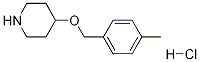 4-[(4-Methylbenzyl)oxy]piperidine hydrochloride Struktur