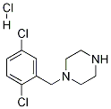 1-(2,5-Dichloro-benzyl)-piperazine hydrochloride Struktur