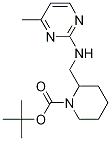 2-[(4-Methyl-pyrimidin-2-ylamino)-methyl]-piperidine-1-carboxylic acid tert-butyl ester Struktur