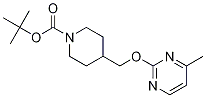 4-(4-Methyl-pyrimidin-2-yloxymethyl)-piperidine-1-carboxylic acid tert-butyl ester Struktur