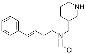 ((E)-4-Phenyl-but-3-enyl)-piperidin-3-ylMethyl-aMine hydrochloride Struktur