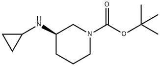 (R)-3-CyclopropylaMino-piperidine-1-carboxylic acid tert-butyl ester Struktur