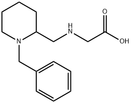 [(1-Benzyl-piperidin-2-ylMethyl)-aMino]-acetic acid Struktur