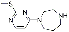 1-(2-Methylsulfanyl-pyriMidin-4-yl)-[1,4]diazepane Struktur