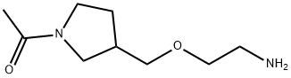 1-[3-(2-AMino-ethoxyMethyl)-pyrrolidin-1-yl]-ethanone Struktur