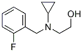 2-[Cyclopropyl-(2-fluoro-benzyl)-aMino]-ethanol Struktur