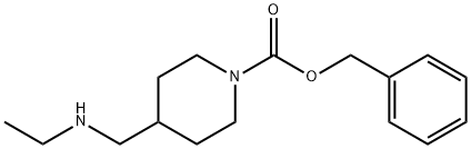 4-EthylaMinoMethyl-piperidine-1-carboxylic acid benzyl ester Struktur