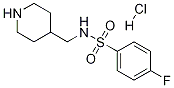 4-Fluoro-N-piperidin-4-ylMethyl-benzenesulfonaMide hydrochloride Struktur