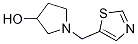 1-Thiazol-5-ylmethyl-pyrrolidin-3-ol Struktur