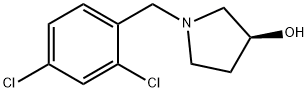 (S)-1-(2,4-Dichloro-benzyl)-pyrrolidin-3-ol Struktur