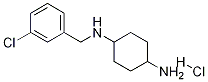 (1r,4r)-N1-(3-chlorobenzyl)cyclohexane-1,4-diamine hydrochloride Struktur