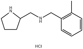 (2-Methyl-benzyl)-pyrrolidin-2-ylMethyl-aMine hydrochloride Struktur