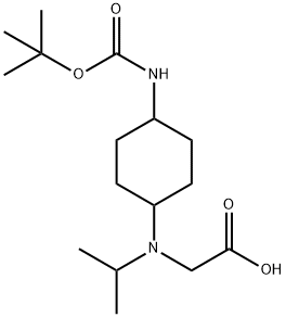 [(4-tert-ButoxycarbonylaMino-cyclohexyl)-isopropyl-aMino]-acetic acid|