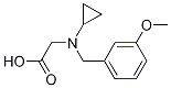 [Cyclopropyl-(3-Methoxy-benzyl)-aMino]-acetic acid Struktur