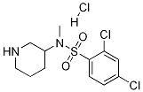 2,4-Dichloro-N-Methyl-N-piperidin-3-yl-benzenesulfonaMide hydrochloride Struktur