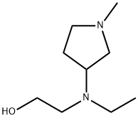 2-[Ethyl-(1-Methyl-pyrrolidin-3-yl)-aMino]-ethanol Struktur