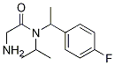 2-AMino-N-[1-(4-fluoro-phenyl)-ethyl]-N-isopropyl-acetaMide Struktur