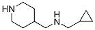 Cyclopropyl-Methyl-piperidin-4-ylMethyl-aMine Struktur