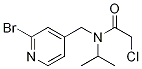 N-(2-BroMo-pyridin-4-ylMethyl)-2-chloro-N-isopropyl-acetaMide Struktur