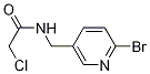 N-(6-BroMo-pyridin-3-ylMethyl)-2-chloro-acetaMide Struktur