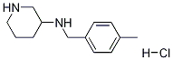 (4-Methyl-benzyl)-piperidin-3-yl-aMine hydrochloride Struktur