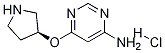 6-((S)-Pyrrolidin-3-yloxy)-pyriMidin-4-ylaMine hydrochloride Struktur