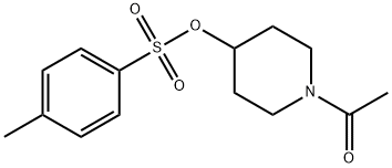 Toluene-4-sulfonic acid 1-acetyl-piperidin-4-yl ester Struktur