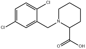 1-(2,5-Dichloro-benzyl)-piperidine-2-carboxylic acid Struktur