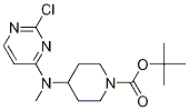 4-[(2-Chloro-pyrimidin-4-yl)-methyl-amino]-piperidine-1-carboxylic acid tert-butyl ester Struktur