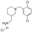 [1-(2,5-Dichloro-benzyl)-piperidin-3-yl]-methyl-amine hydrochloride Struktur