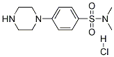 N,N-dimethyl-4-(piperazin-1-yl)benzenesulfonamide hydrochloride Struktur