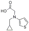 (Cyclopropyl-thiophen-3-ylMethyl-aMino)-acetic acid Struktur