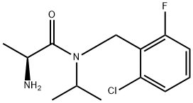 (S)-2-AMino-N-(2-chloro-6-fluoro-benzyl)-N-isopropyl-propionaMide Struktur