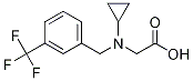 [Cyclopropyl-(3-trifluoroMethyl-benzyl)-aMino]-acetic acid Struktur