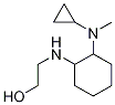 2-[2-(Cyclopropyl-Methyl-aMino)-cyclohexylaMino]-ethanol Struktur