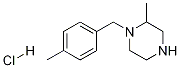 2-Methyl-1-(4-Methyl-benzyl)-piperazine hydrochloride Struktur