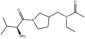 N-[1-((S)-2-AMino-3-Methyl-butyryl)-pyrrolidin-3-ylMethyl]-N-ethyl-acetaMide Struktur