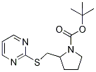 2-(PyriMidin-2-ylsulfanylMethyl)-py
rrolidine-1-carboxylic acid tert-bu
tyl ester Struktur