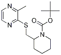 2-(3-Methyl-pyrazin-2-ylsulfanylMet
hyl)-piperidine-1-carboxylic acid t
ert-butyl ester Struktur