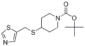 4-(Thiazol-5-ylMethylsulfanyl)-pipe
ridine-1-carboxylic acid tert-butyl
ester Struktur