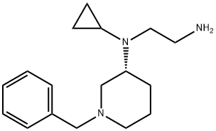 N*1*-((R)-1-Benzyl-piperidin-3-yl)-N*1*-cyclopropyl-ethane-1,2-diaMine Struktur